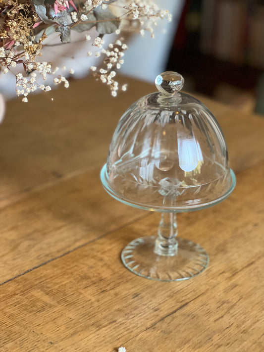 Petite cloche en verre, superbe état.