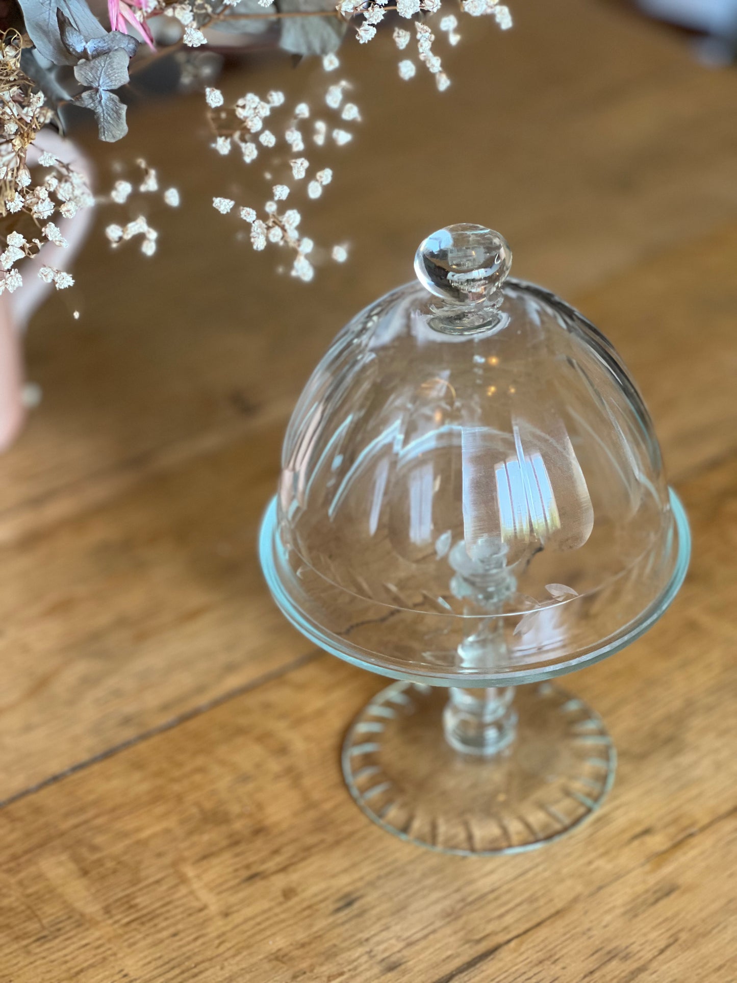 Petite cloche en verre, superbe état.