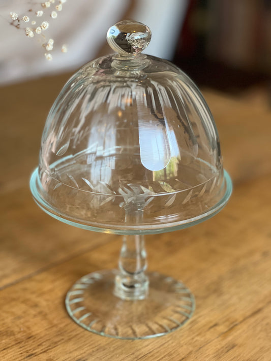 Petite cloche en verre, superbe état.