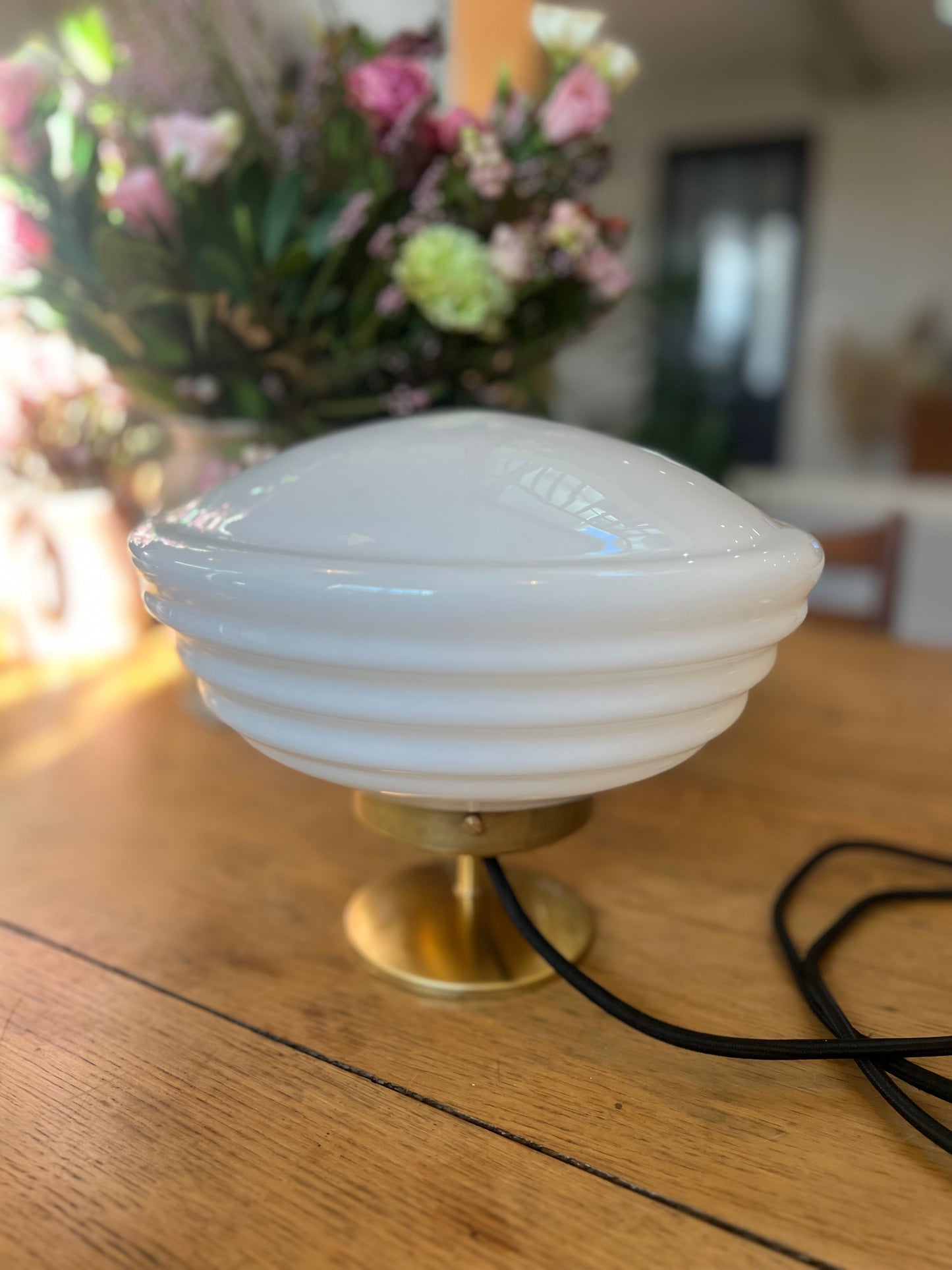 Lampe à poser, douille e27, création unique, électricité neuve.