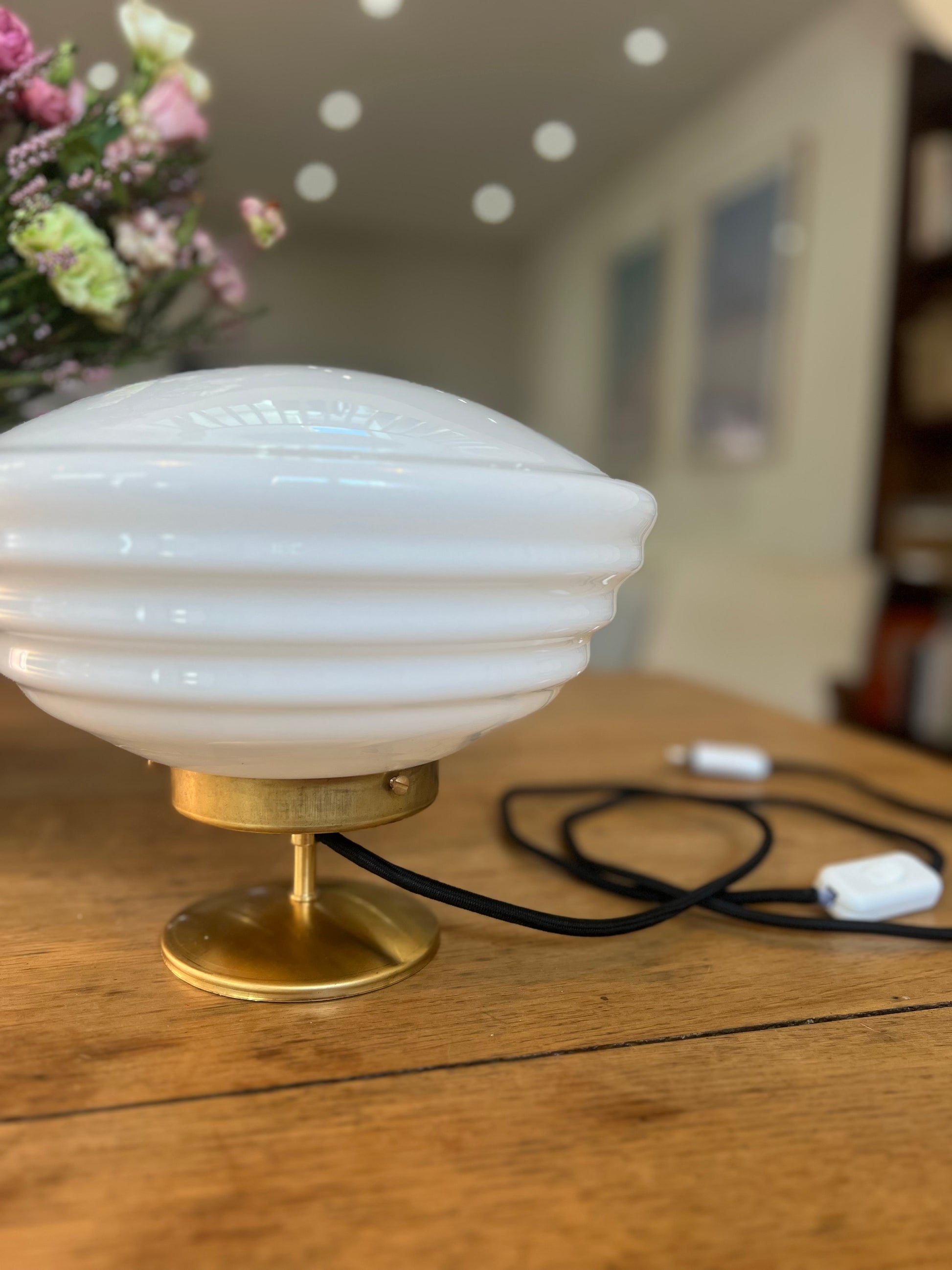 Lampe à poser, douille e27, création unique, électricité neuve.
