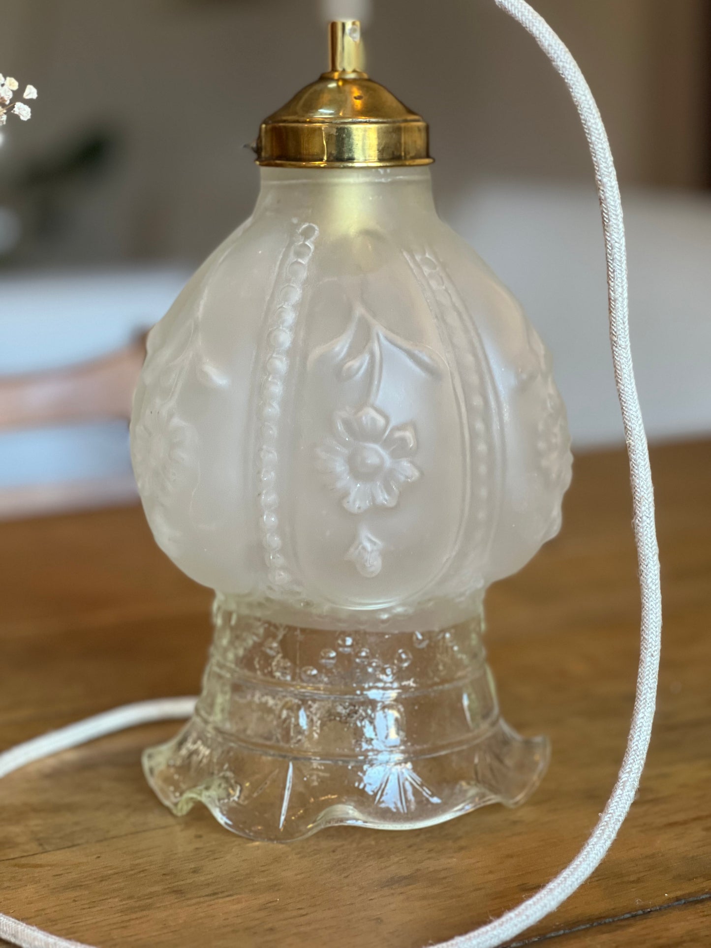 Suspension, douille e27, création unique, électricité neuve.